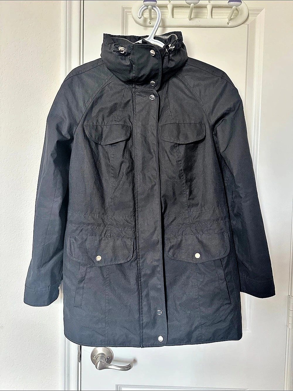 Bar III Black Utility Jacket